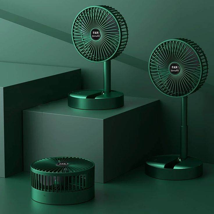 Awaz Up™ Foldable Green Desk Fan - Awaz Up